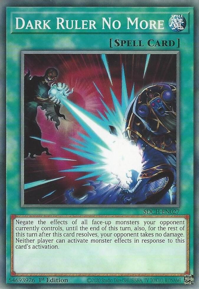Dark Ruler No More SDCH-EN027 card from Structure Deck: Spirit Charmers