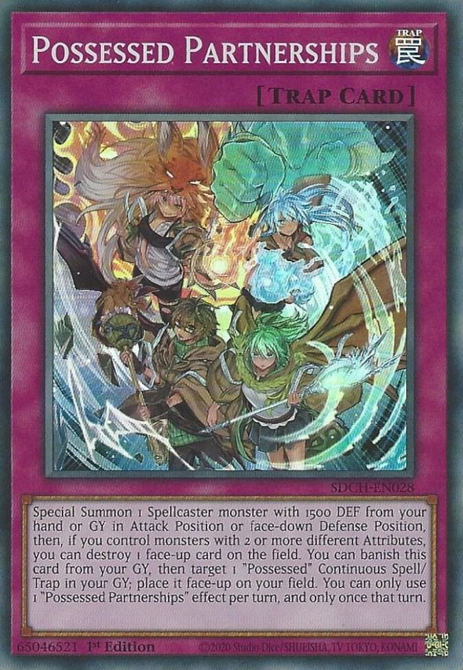 Possessed Partnerships SDCH-EN028 card from Structure Deck: Spirit Charmers