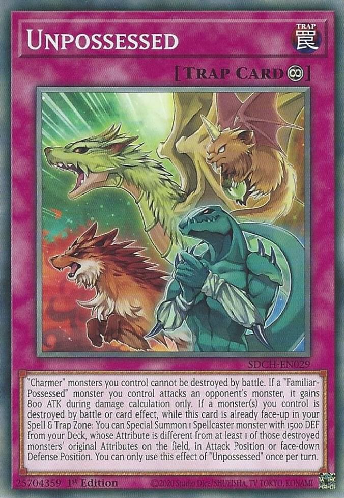 Unpossessed SDCH-EN029 card from Structure Deck: Spirit Charmers