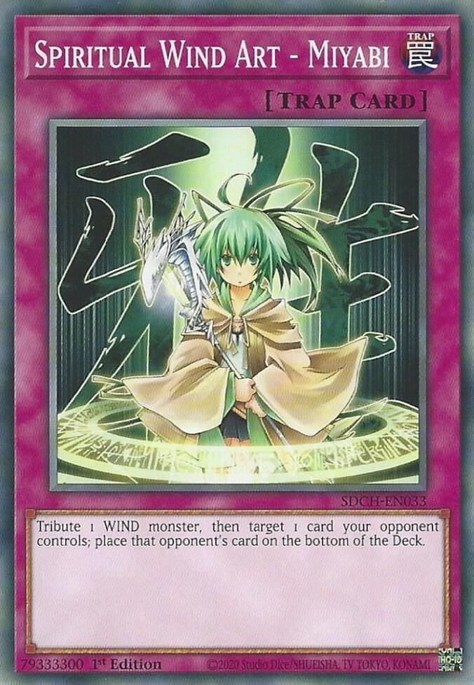 Spiritual Wind Art - Miyabi SDCH-EN033 card from Structure Deck: Spirit Charmers