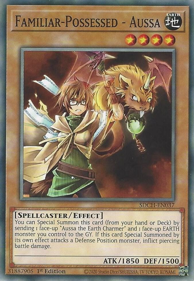 Familiar-Possessed - Aussa SDCH-EN037 card from Structure Deck: Spirit Charmers