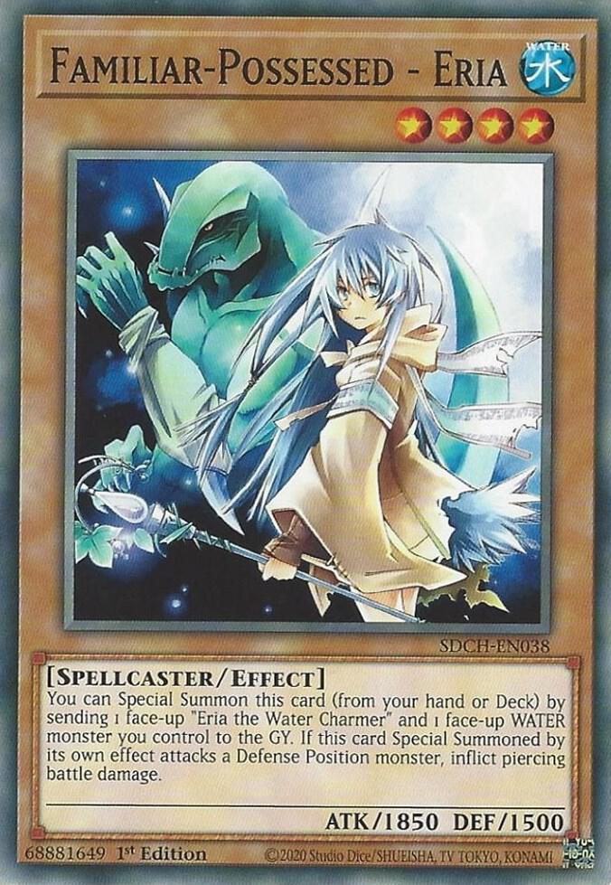 Familiar-Possessed - Eria SDCH-EN038 card from Structure Deck: Spirit Charmers