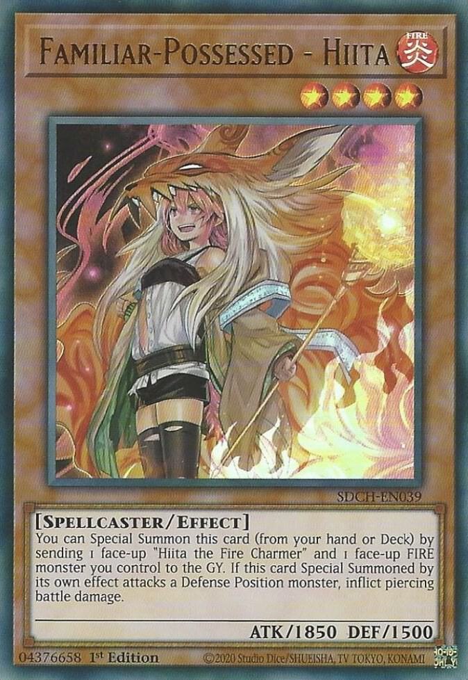 Familiar-Possessed - Hiita (Alternate Art) SDCH-EN039 card from Structure Deck: Spirit Charmers