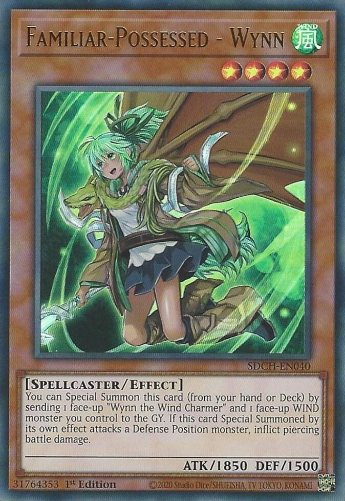 Familiar-Possessed - Wynn (Alternate Art) SDCH-EN040 card from Structure Deck: Spirit Charmers