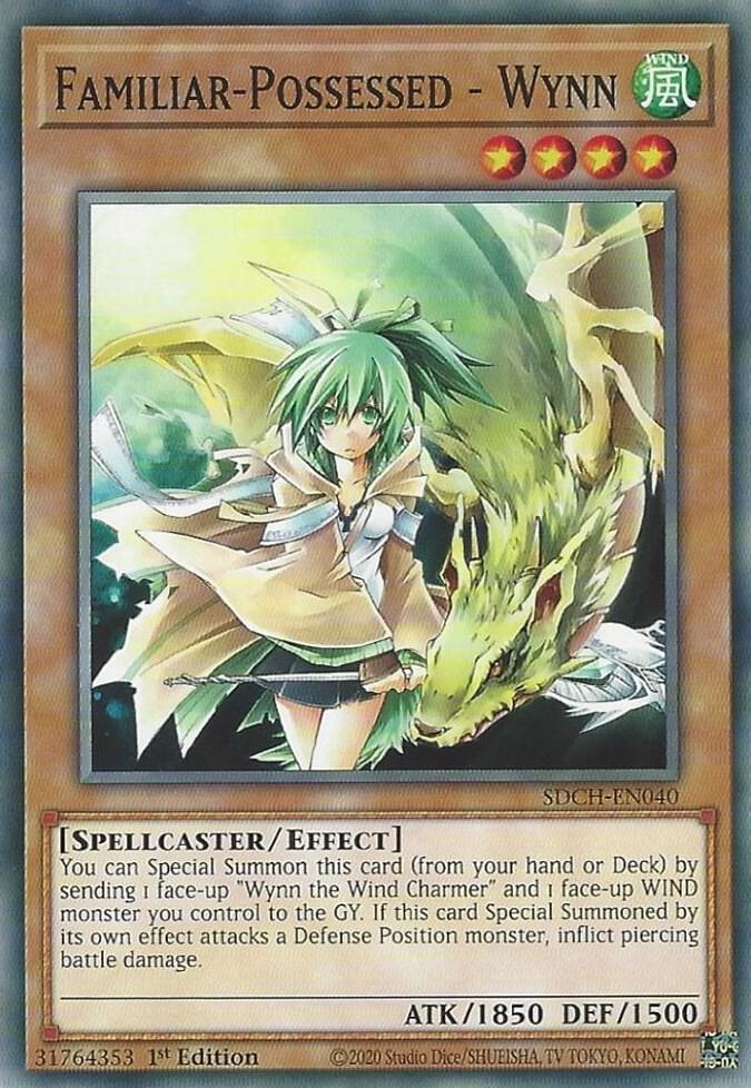 Familiar-Possessed - Wynn SDCH-EN040 card from Structure Deck: Spirit Charmers