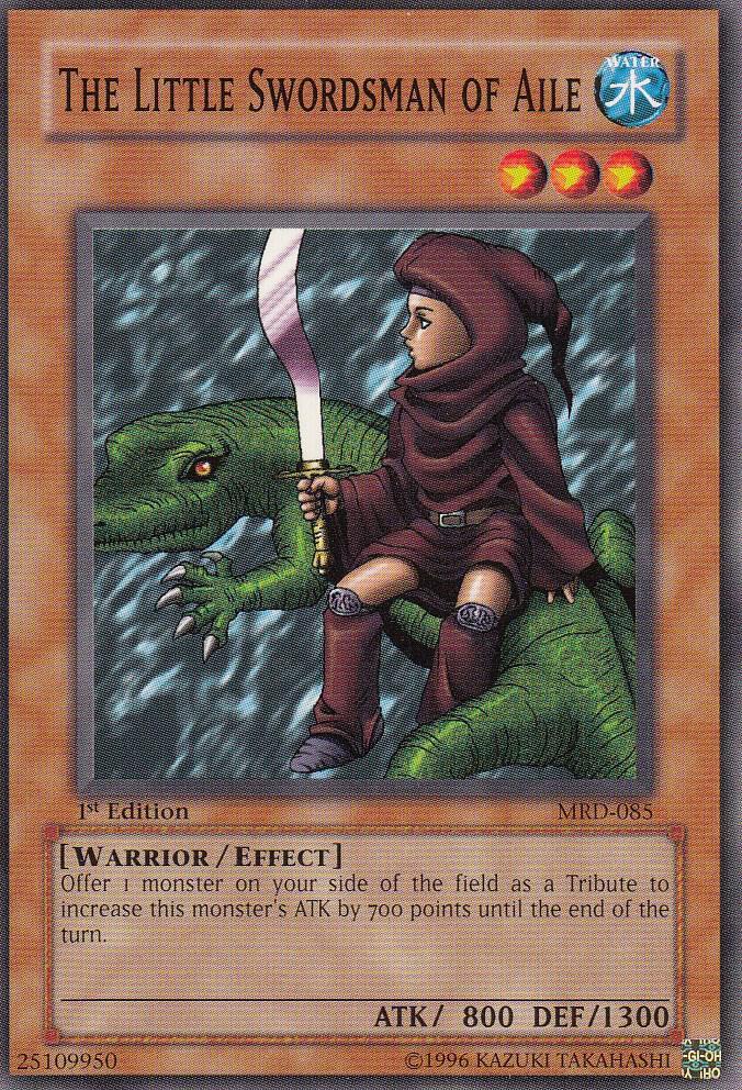 The Little Swordsman of Aile MRD-085 card from Metal Raiders