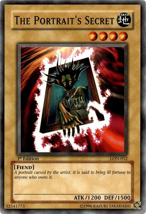 The Portrait's Secret LON-052 card from Labyrinth of Nightmare