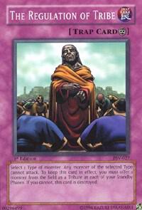 The Regulation of Tribe PSV-027 card from Pharaoh's Servant