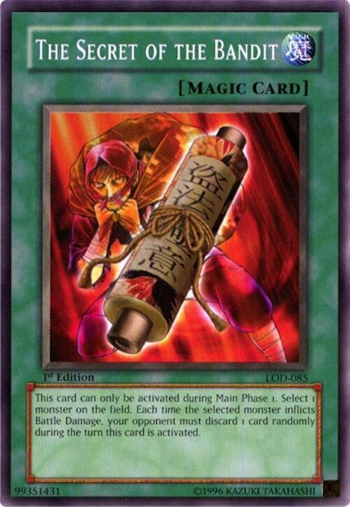 The Secret of the Bandit LOD-085 card from Legacy of Darkness