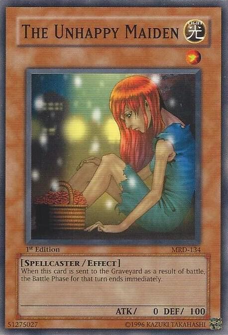 The Unhappy Maiden MRD-134 card from Metal Raiders