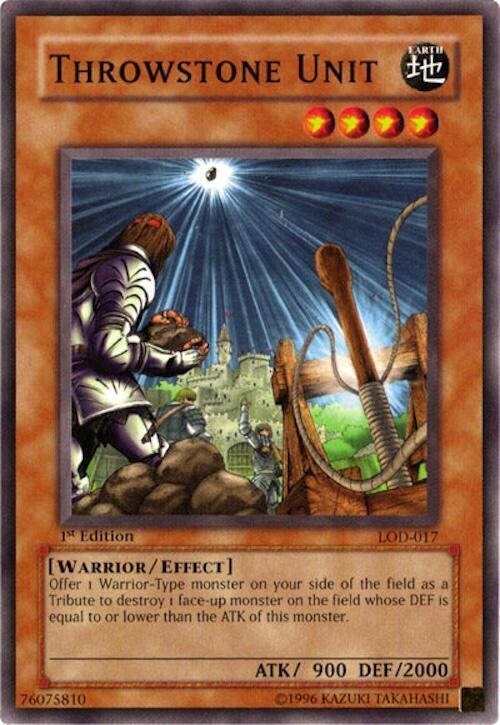 Throwstone Unit LOD-017 card from Legacy of Darkness