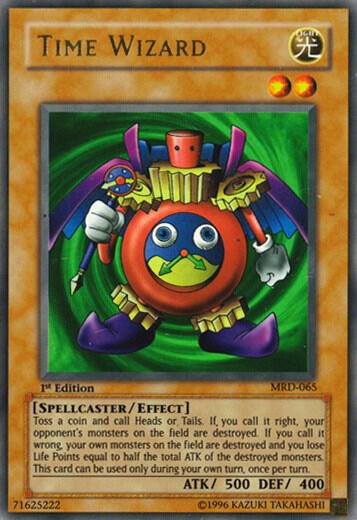 Time Wizard MRD-065 card from Metal Raiders