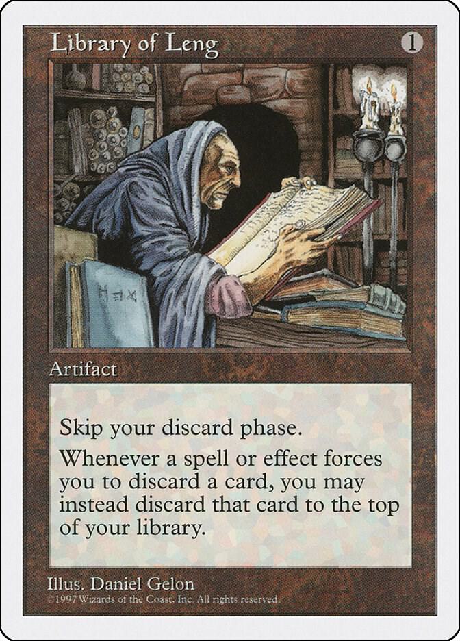 Library of Leng card from Fifth Edition