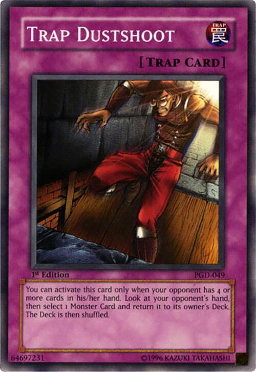 Trap Dustshoot PGD-049 card from Pharaonic Guardian