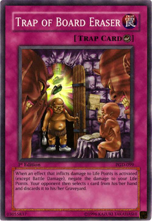Trap of Board Eraser PGD-099 card from Pharaonic Guardian