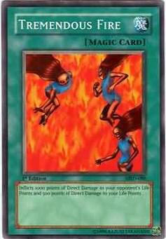 Tremendous Fire MRD-088 card from Metal Raiders