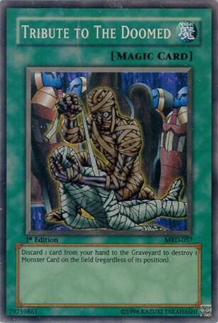 Tribute to The Doomed MRD-057 card from Metal Raiders