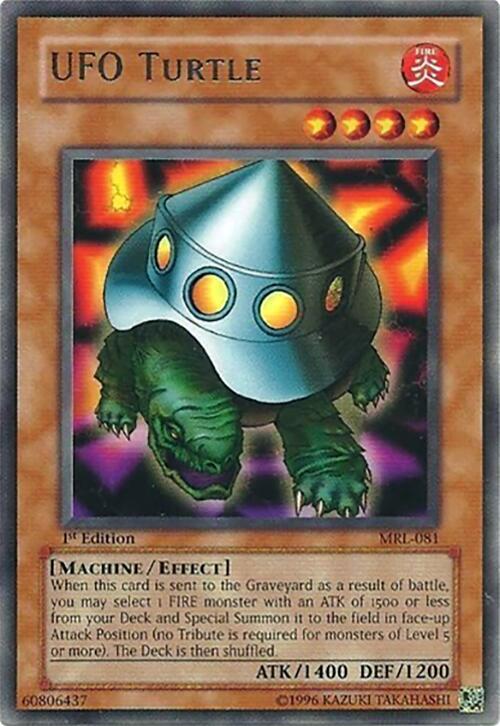 UFO Turtle MRL-081 card from Magic Ruler