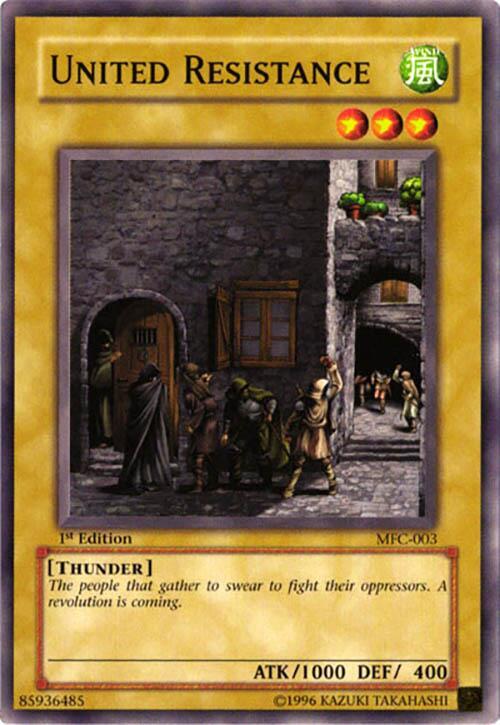 United Resistance MFC-003 card from Magician's Force