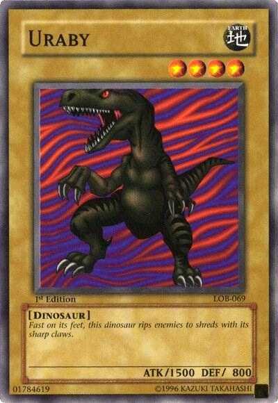 Uraby LOB-069 card from The Legend of Blue Eyes White Dragon