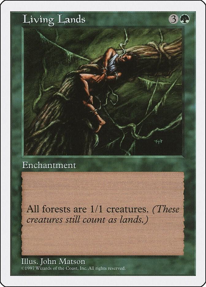 Living Lands card from Fifth Edition
