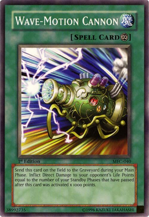 Wave-Motion Cannon MFC-040 card from Magician's Force
