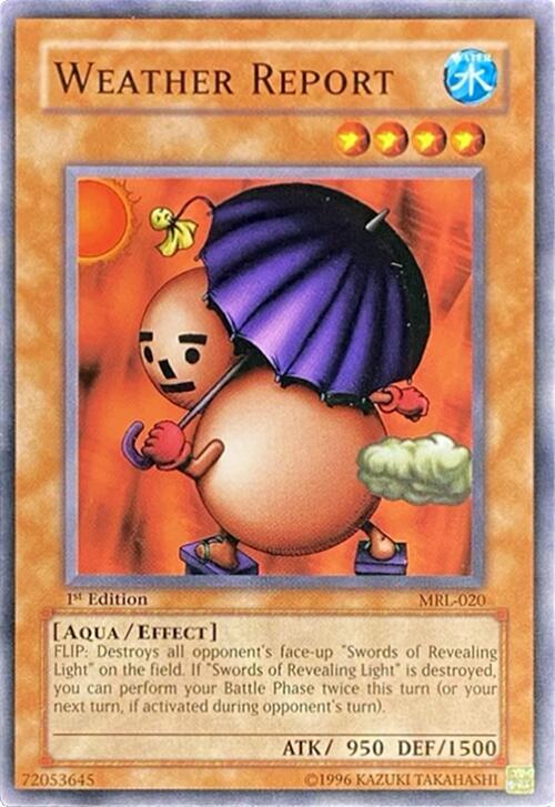 Weather Report MRL-020 card from Magic Ruler