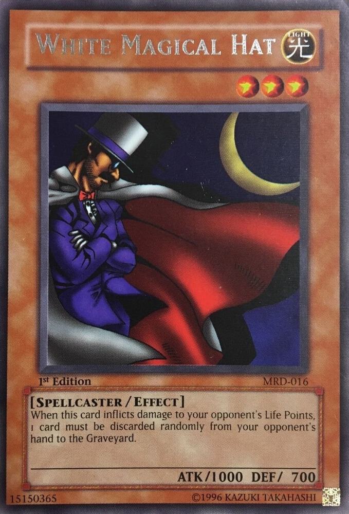 White Magical Hat MRD-016 card from Metal Raiders