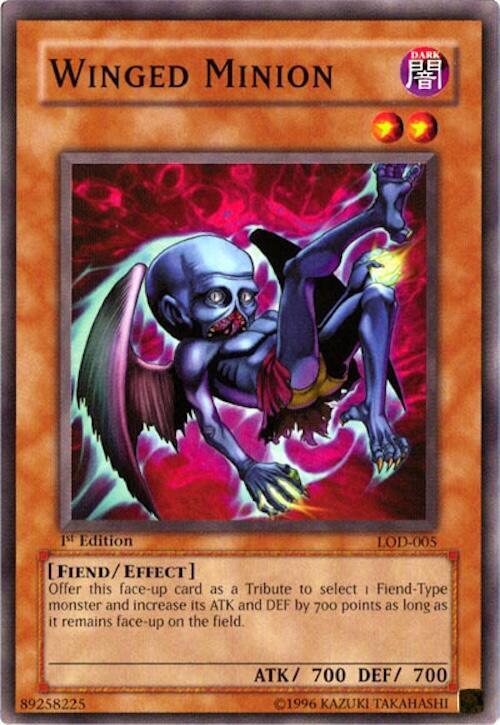 Winged Minion LOD-005 card from Legacy of Darkness