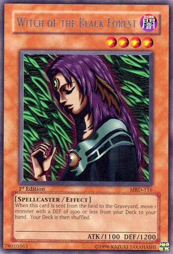 Witch of the Black Forest MRD-116 card from Metal Raiders