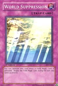 World Suppression PSV-020 card from Pharaoh's Servant