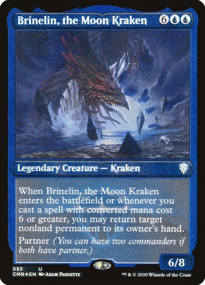 Brinelin, the Moon Kraken (Foil Etched) 555 card from Commander Legends