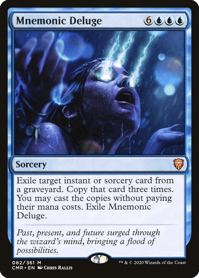 Mnemonic Deluge 82 card from Commander Legends