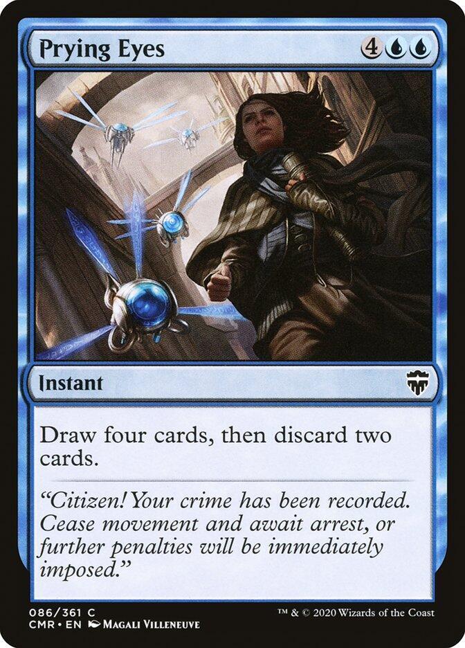 Prying Eyes 86 card from Commander Legends