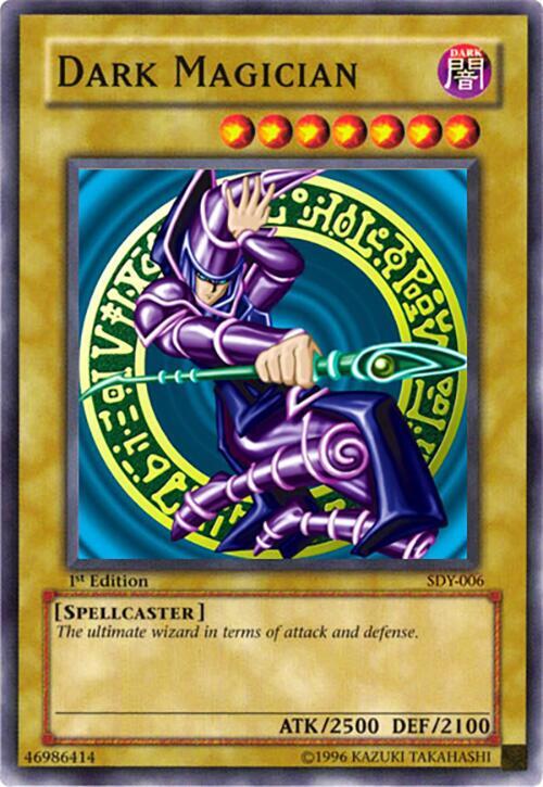 Dark Magician SDY-006 card from Starter Deck: Yugi