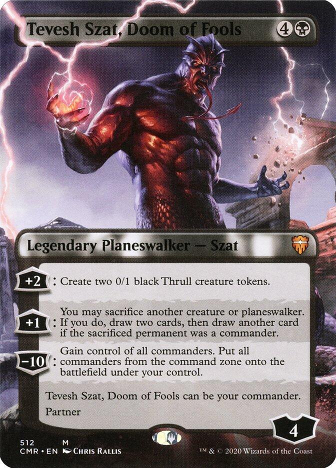 Tevesh Szat, Doom of Fools (Borderless) 512 card from Commander Legends