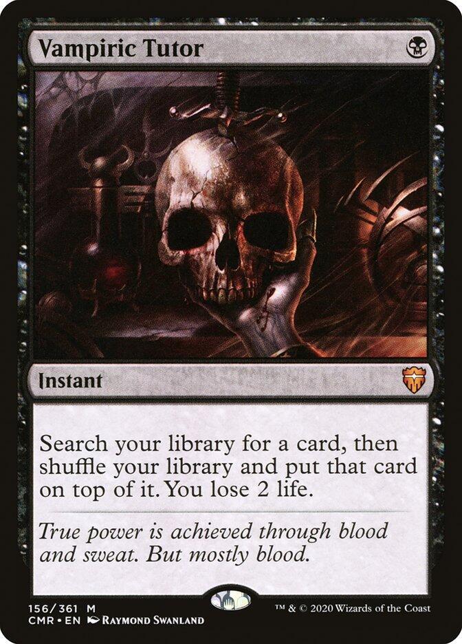 Vampiric Tutor 156 card from Commander Legends