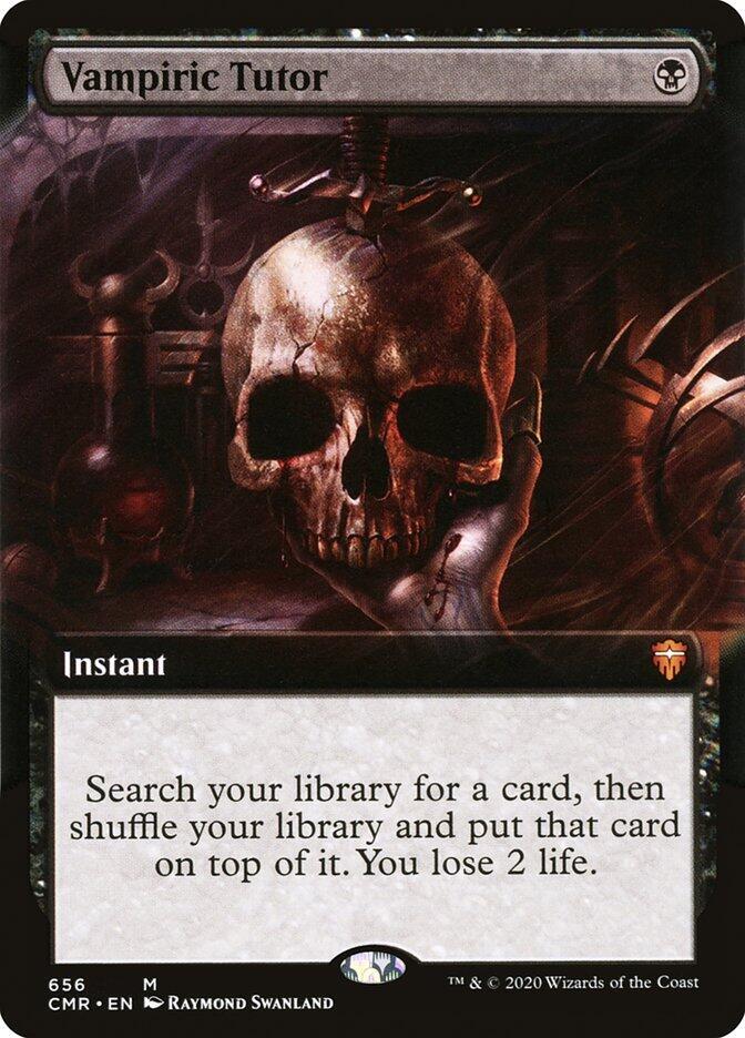 Vampiric Tutor (Extended Art) 656 card from Commander Legends