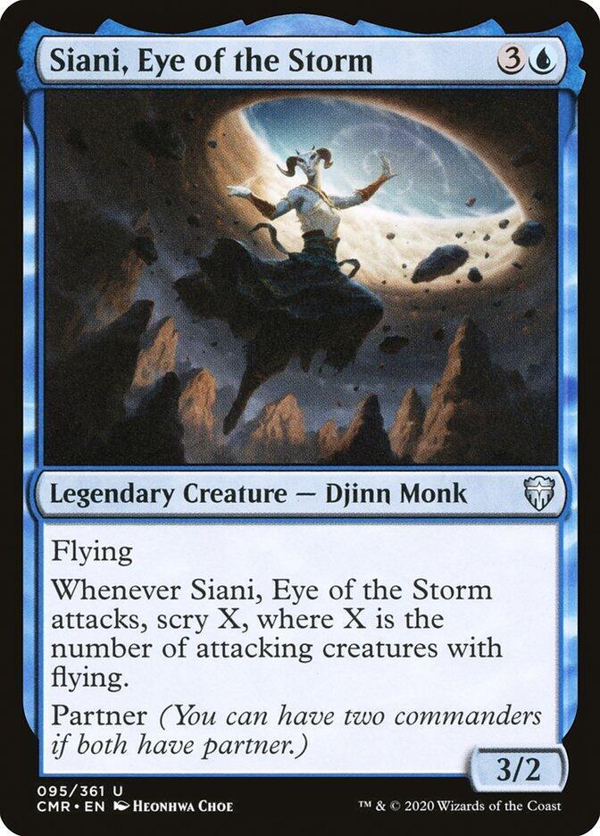 Siani, Eye of the Storm 95 card from Commander Legends