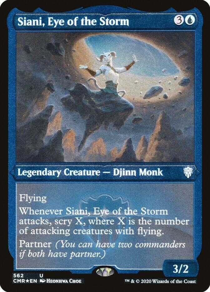 Siani, Eye of the Storm (Foil Etched) 562 card from Commander Legends
