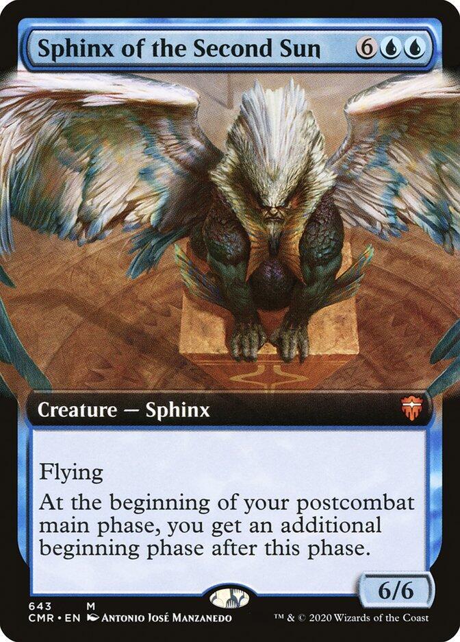 Sphinx of the Second Sun (Extended Art) 643 card from Commander Legends