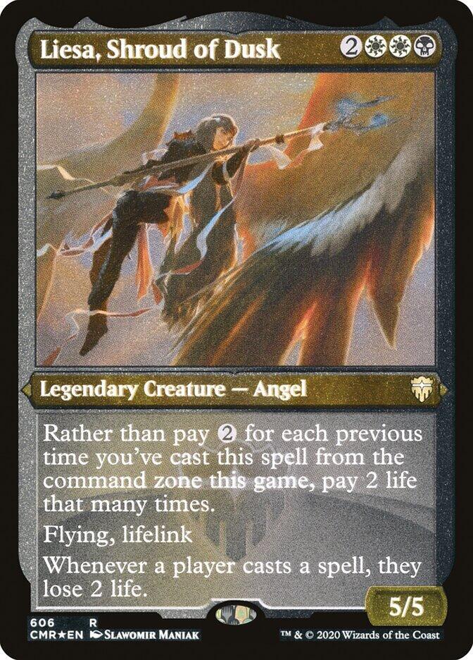 Liesa, Shroud of Dusk (Foil Etched) 606 card from Commander Legends