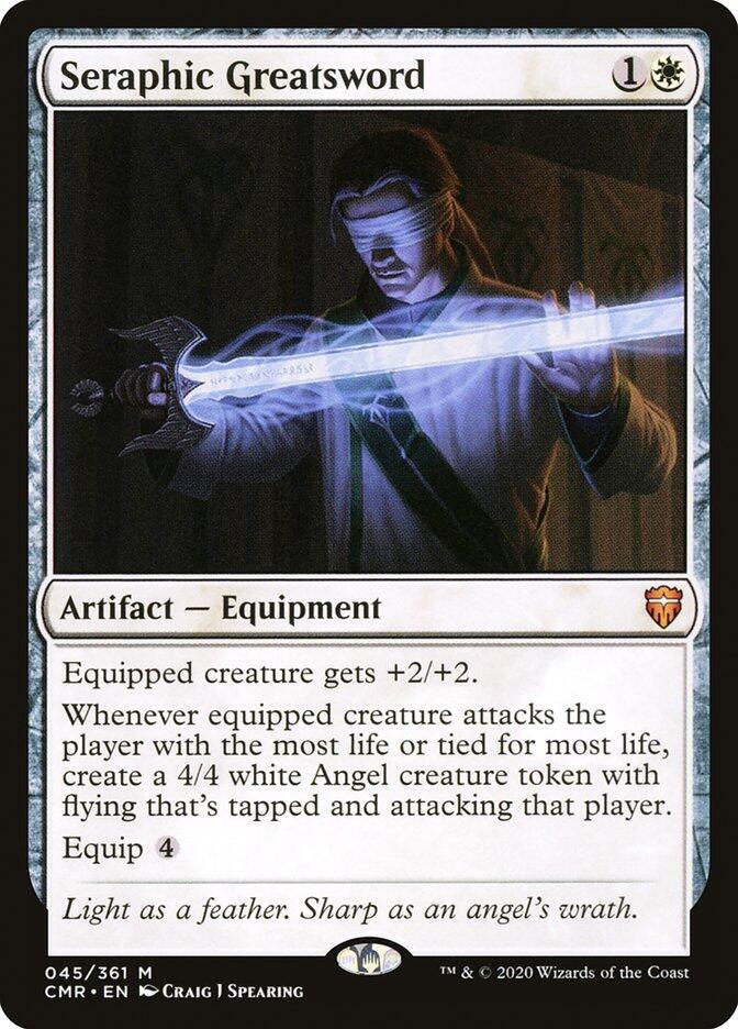 Seraphic Greatsword 45 card from Commander Legends