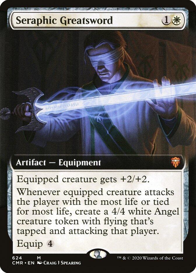 Seraphic Greatsword (Extended Art) 624 card from Commander Legends