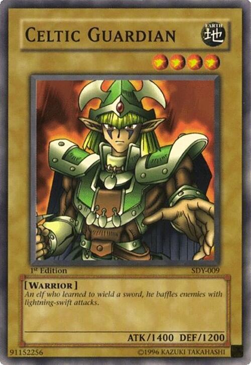 Celtic Guardian SDY-009 card from Starter Deck: Yugi