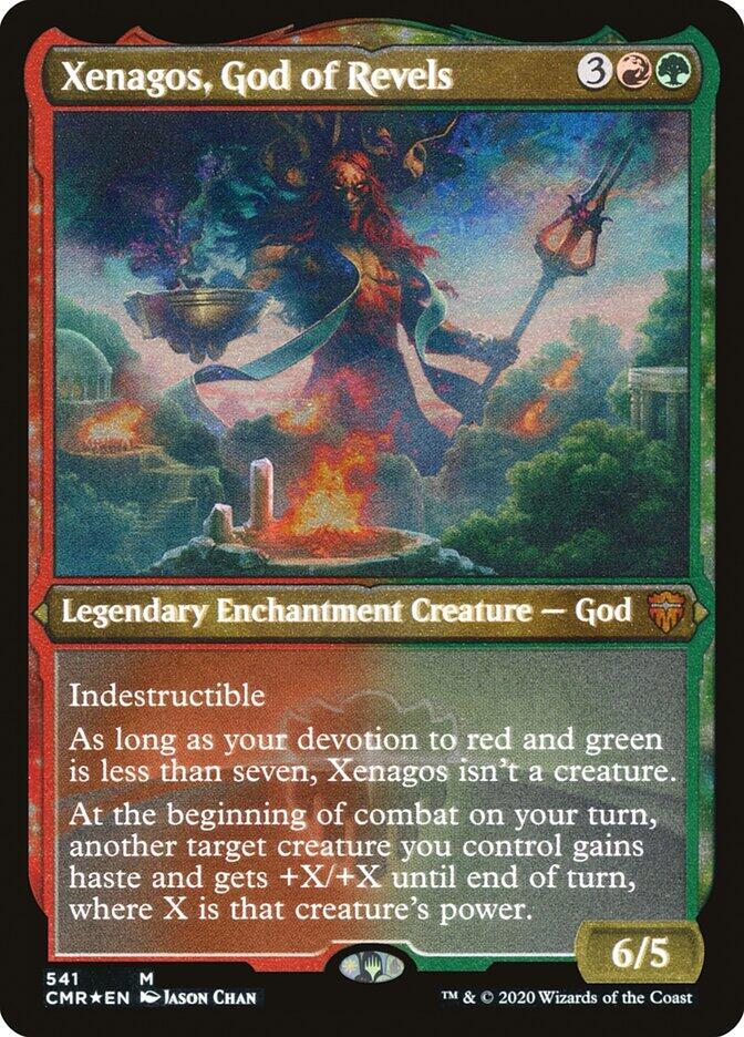 Xenagos, God of Revels (Foil Etched) 541 card from Commander Legends