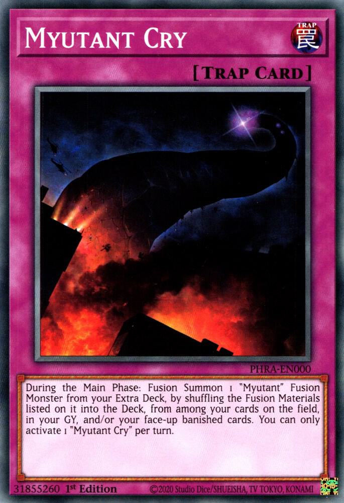 Myutant Cry PHRA-EN000 card from Phantom Rage
