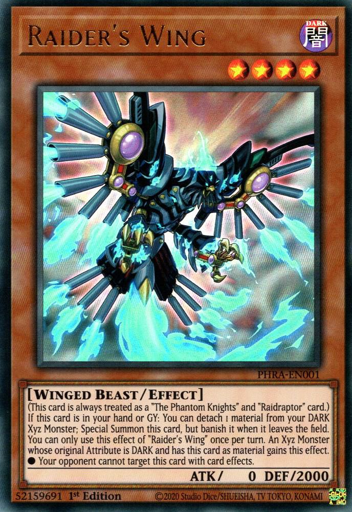 Raider's Wing PHRA-EN001 card from Phantom Rage