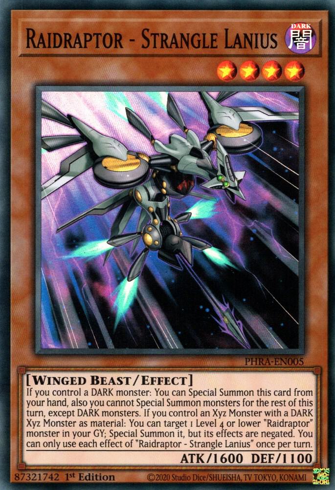 Raidraptor - Strangle Lanius PHRA-EN005 card from Phantom Rage