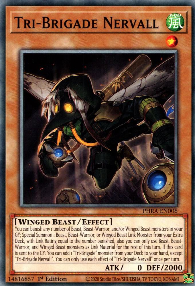Tri-Brigade Nervall PHRA-EN006 card from Phantom Rage